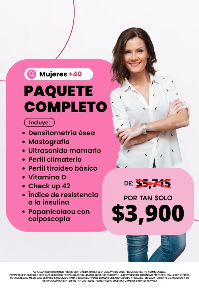 Promoción M40 Completo en Laboratorio Xotepingo CDMX